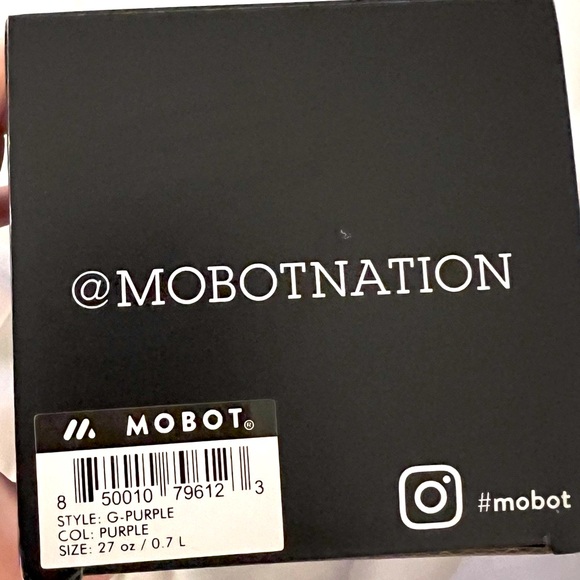 MOBOT FOAM BLUE ROLLER WATERBOTTLE - Picture 6 of 9